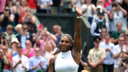 La joueuse de tennis Serena Williams, le 3 juillet 2016 à Wimbledon (Royaume-Uni). (GLYN KIRK / AFP)