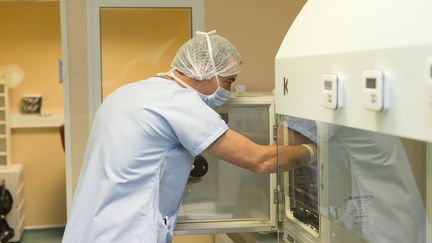 Le service médical d'un hôpital de Nice consacré à la lutte contre l'infertilité, le 6 octobre 2017.&nbsp; (A. NOOR / AFP)