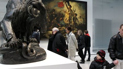 Créateur:      PINEAU 
	Crédit:  PHOTOPQR/VOIX DU NORD
	Sujet:  Week-end de visite en avant-première du musée du Louvre-Lens pour le public
 (Maxppp/Pineau)