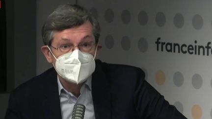 Jean-François Amadieu, professeur à l’université Paris 1 Panthéon-Sorbonne et spécialiste des mouvements sociaux, le 11 février 2022 sur franceinfo. (FRANCEINFO / RADIO FRANCE)