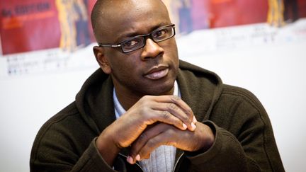 L'ex-footballeur Lilian Thuram venu presenter son DVD "Lutte contre le racisme" &agrave; Montpellier (H&eacute;rault) le 9 f&eacute;vrier 2012. (MAXPPP)