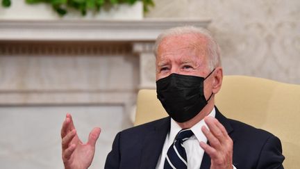 Le président américain, Joe Biden, le 27 août 2021 à Washington. (NICHOLAS KAMM / AFP)