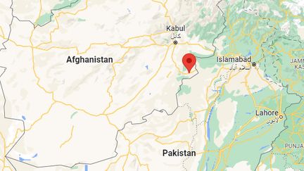 La région de Khost, à la frontière entre l'Afghanistan et le Pakistan. (GOOGLE MAPS)