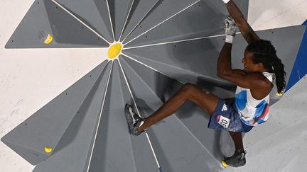 Le Français Mickael Mawem n'a pas remporté de médaille olympique à Tokyo, lors de la finale du combiné, le 5 août 2021.&nbsp; (MOHD RASFAN / AFP)