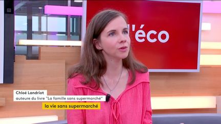 Invitée de Stéphane Dépinoy dans ":l'éco", Cholé Landriot, auteure du livre "La famille sans supermarché" est venue présenter ses solutions pour vivre sans acheter en grande surface.