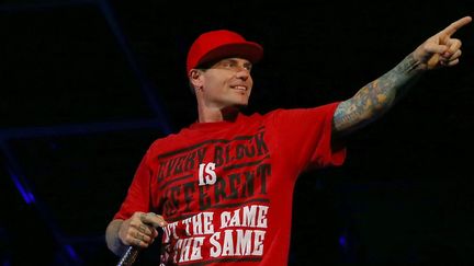 Vanilla Ice en février 2014 dans le cadre du "Sprite Slam Dunk Contest 2014" à la Nouvelle Orléans.
 (RONALD MARTINEZ / GETTY IMAGES NORTH AMERICA / AFP )