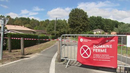 En Gironde, des milliers d'hectares de forêt ont brulé durant l'été. Dans cette région très touristique, les professionnels peinent à retrouver leur clientèle. Reportage dans le village d'Hostens.&nbsp; (FRANCE 3)