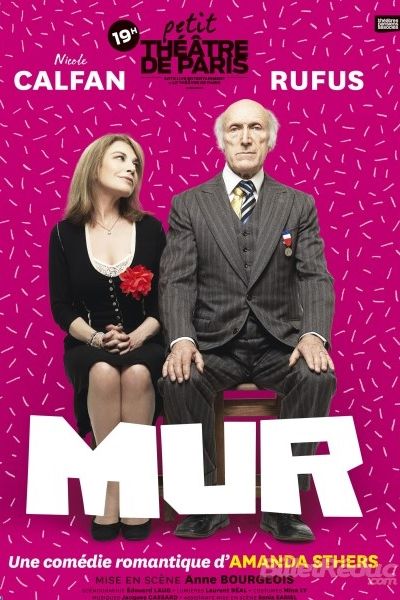 Nicole Calfan et Rufus à l'affiche de "Mur" d'Amanda Sthers
 (DR / Théâtre de Paris)