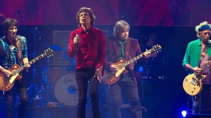 Les Rolling Stones sur scène au Glastonbury Festival (Angleterre) en 2013
 (HUSSEIN ZAK/SIPA)