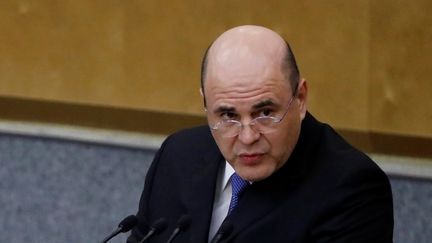 Mikhail Michoustine&nbsp;a été nommé par le président russe Vladimir Poutine au poste de Premier ministre, le 16 janvier 2020. (EVGENIA NOVOZHENINA / REUTERS)