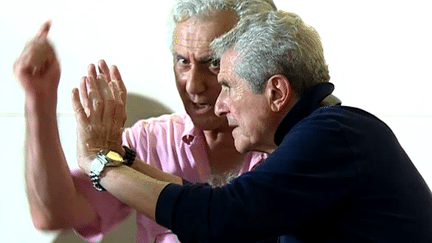 Claude Lelouch  sur le tournage de "Chacun sa Vie" le 26 juillet à Beaune.
 (capture d&#039;écran France 3 / Culturebox)