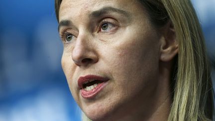  (Federica Mogherini, la responsable de la diplomatie européenne, le 11 juin 2015. © Maxppp)