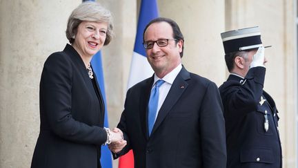 &nbsp; (François Hollande et Theresa May à l'Elysée  © AFP)