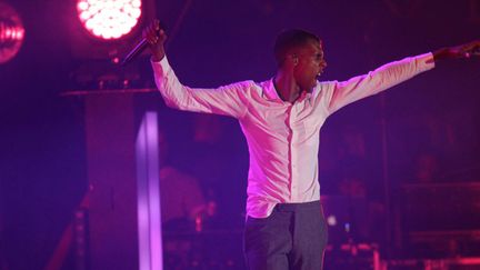 Stromae aux Vieilles Charrues, à Carhaix (juillet 2014)
 (Alain Robert / Aperçu /SIPA)