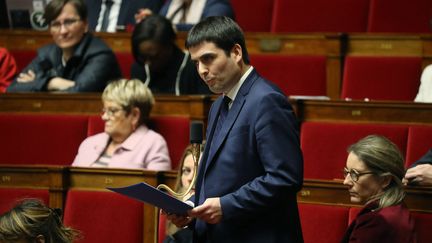 Jean-Charles Colas-Roy, député LREM de l'Isère, à l'Assemblée nationale, le 14 janvier 2020. (LUDOVIC MARIN / AFP)