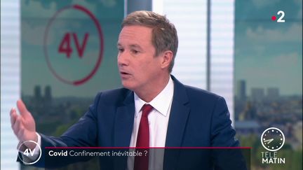 Nicolas Dupont-Aignan, président de Debout la France, est l’invité des “4 Vérités” de France 2, vendredi 29 janvier. (Nicolas Dupont-Aignan, président de Debout la France)