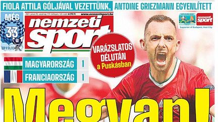 "Un point miraculeux", titre le quotidien hongrois Nemzeti Sport (Nemzeti Sport)