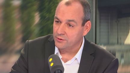 Le secrétaire général de la CFDT, Laurent Berger, invité lundi 15 octobre 2018 de franceinfo. (RADIO FRANCE / FRANCE INFO)