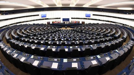 Le Parlement européen de Strasbourg, le 5 février 2018. (FREDERICK FLORIN / AFP)