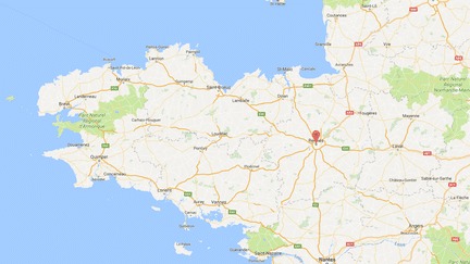 Carte de localisation de Rennes. (GOOGLE MAPS)