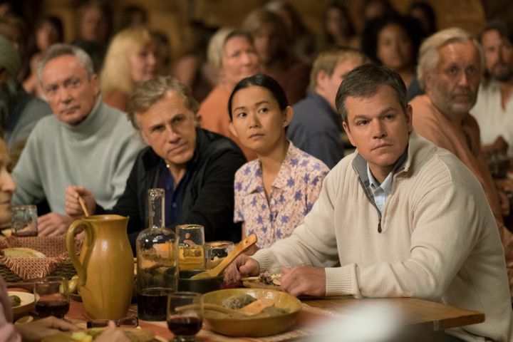 Udo Kier, Christoph Waltz, Hong Chau et Matt Damon dans "Downsizing" d'Alexander Payne
 (Paramount Pictures. All Rights Reserved. / George Kraychyk)