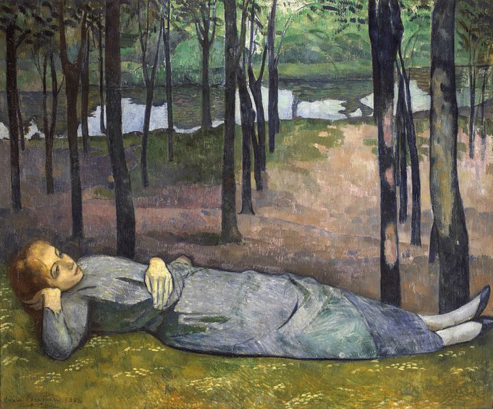 Emile Bernard, "Madeleine au Bois d’Amour", 1888, musée d’Orsay
 (Musée d&#039;Orsay, Dist. RMN-Grand Palais / Tony Querrec)