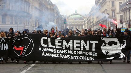 &nbsp; (Manifestation antifasciste en juin 2013 en l'honneur du militant d'extrême gauche Clément Méric © YAGHOBZADEH RAFAEL/SIPA)