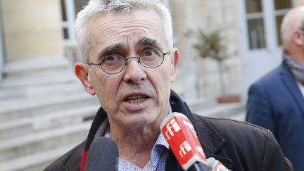 Yves Veyrier en mars 2020.&nbsp; (S?BASTIEN MUYLAERT / MAXPPP)