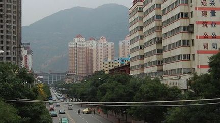 La ville de Lanzhou, plus de trois millions d'habitants au centre de la Chine. (DR)