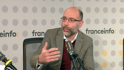 Mathieu Lours, historien spécialiste des cathédrales, le 9 janvier 2023 sur franceinfo. (FRANCEINFO / RADIO FRANCE)