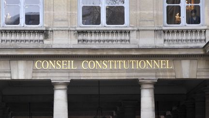 L'entrée principale du Conseil constitutionnel, à Paris, le 23 décembre 2021.
 (SERGE ATTAL / ONLY FRANCE / AFP)