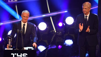 Didier Deschamps, le 24 septembre 2018 à Londres.&nbsp; (BEN STANSALL / AFP)