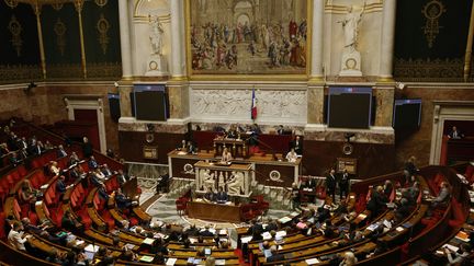 L'Assemblée nationale, le 31 octobre 2022. (GEOFFROY VAN DER HASSELT / AFP)