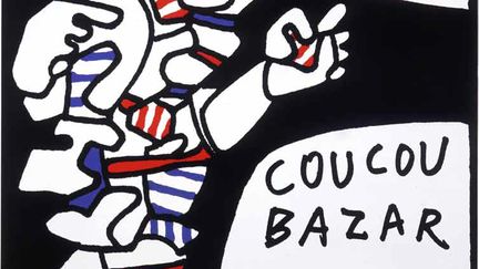 Exposition « Jean Dubuffet Coucou Bazar » du 24 octobre au 1er décembre 2013. Musée des Arts Décoratifs. 107, rue de Rivoli. 75001 Paris. Ouvert du mardi au dimanche de 11 h à 18 h. Nocturne le jeudi jusqu’à 21 h.
 (Fondation Dubuffet/ADAGP, Paris)