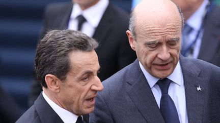 &nbsp; (Nicolas Sarkozy sera accueilli par Alain Juppé à Bordeaux © MAXPPP)