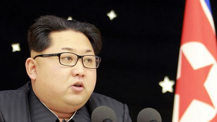 Le président de Corée du nord Kim Jong-Un le 13 février 2016. (Korean central news agency (KCNA))