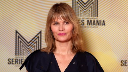 Marina Hands, de la Comédie Française au festival&nbsp;Series Mania à Lille (Nord), le 21 mars 2022 pour la série "Hors Saison". (Sylvain Lefevre / Getty Images)