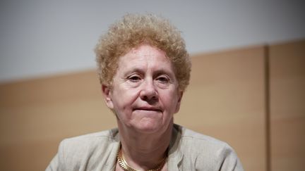 Marie-Sophie Desaulle, actuelle présidente de la Fédération des établissements hospitaliers et d’aide à la personne privés non lucratifs (Fehap), le 19 juin 2014, au ministère de la Santé. (MAXPPP)