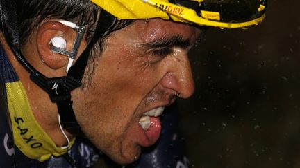 Alberto Contador a souffert sur le Tour 2013 (JOEL SAGET / AFP)