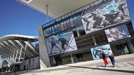 L'extérieur du stade Yves-du-Manoir de Montpellier  (PASCAL GUYOT / AFP)