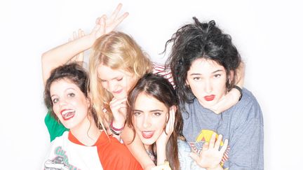 Les quatre sauvageonnes espagnoles de Hinds à l'affiche du Pitchfork Paris 2015.
 (DR)