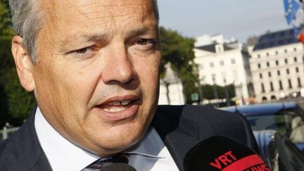 Didier Reynders, à Bruxelles, le 31 août 2011 (AFP/BELGA/BRUNO FAHY)