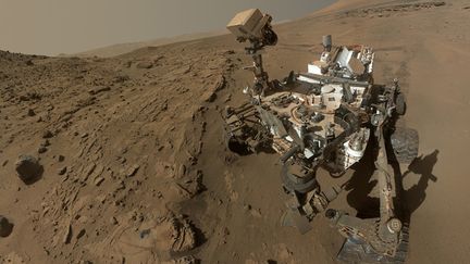 &nbsp; (Curiosity a découvert du méthane et des molécules organiques sur Mars © NASA/JPL-Caltech/MSSS)