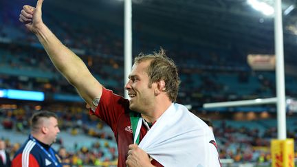 Alun-Wyn Jones, un capitaine heureux. (SAEED KHAN / AFP)