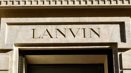 Logo de la maison Lanvin
 (GERARD JULIEN / AFP)