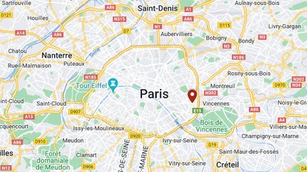 Cours de Vincennes à Paris.&nbsp; (CAPTURE D'ÉCRAN GOOGLE MAPS)