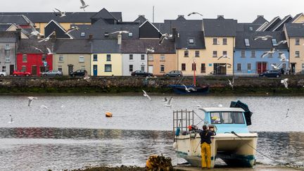 Le port de Claddagh à Galway en Irlande (photo d'illustration). (MAUD DUPUY / HANS LUCAS)