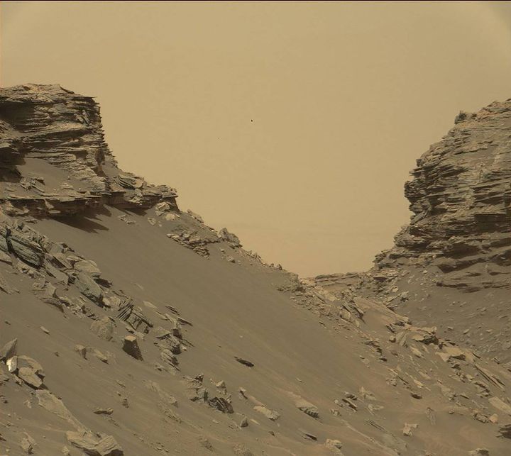 L'une des images de Mars prises par le robot Curiosity, publiée le 9 septembre 2016 par la Nasa. (NASA / AFP)