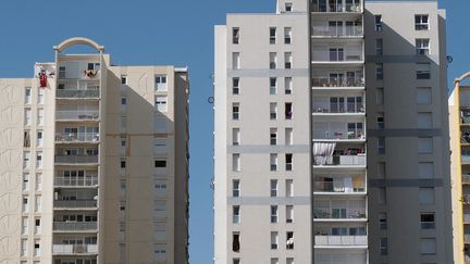 Une vue du quartier des Moulins, à Nice, le 1er avril 2021. (VALERY HACHE / AFP)