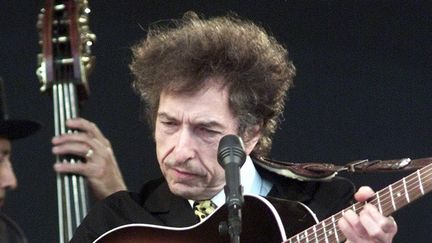 Bob Dylan au Roskilde Festival (Danemark) en juin 2011.
 (Nils Meilvang / Scanpix Denmark / AFP)